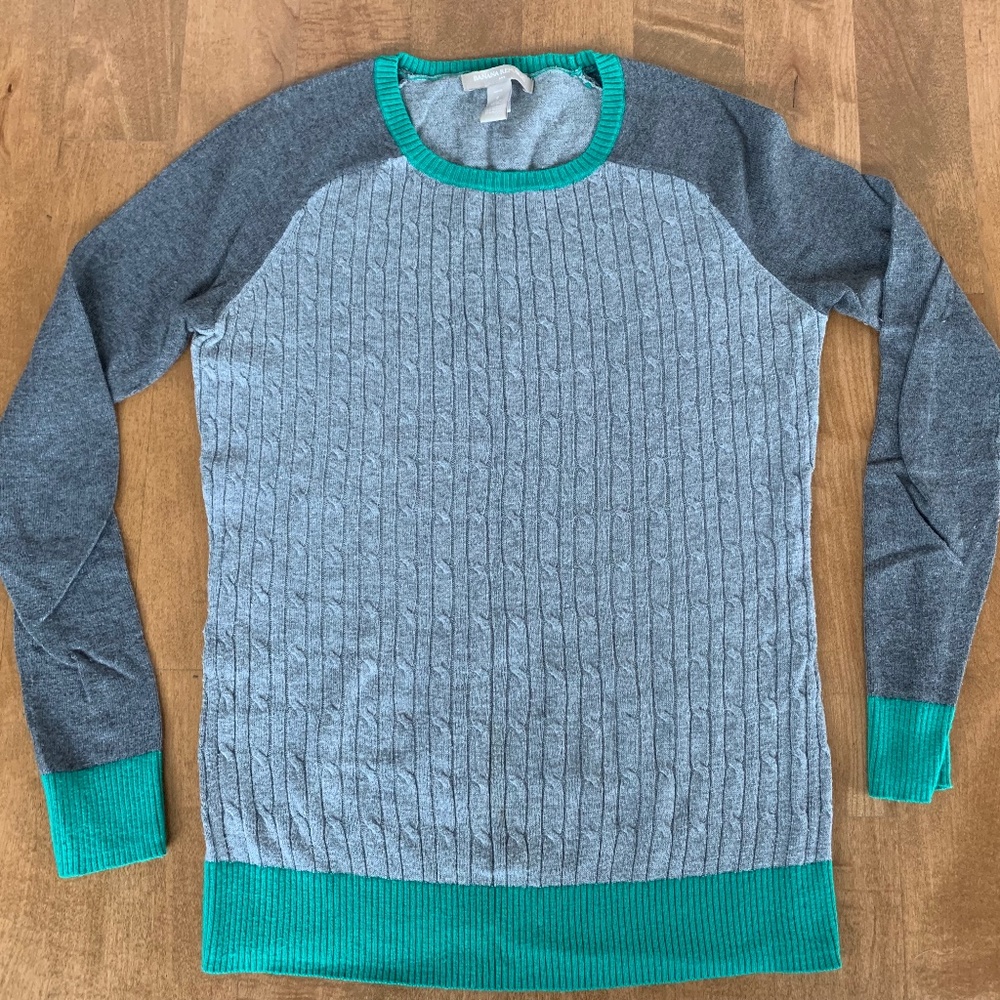 Last call! Banana Republic colorblock sweater S, EUC